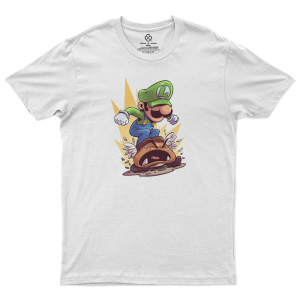 T shirt Enfant MARIO luigi champi Azettawear